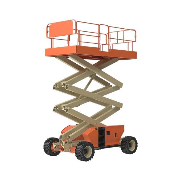 each scissor lift features a maximum weight capacity that must not be surpassed for safe operation